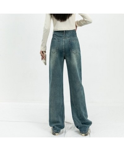 Vintage Jeans Woman High Waist Korean Fashion Straight Leg Jeans Women 2022 Streetwear Denim Women's Pants Y2k Female Clothin...