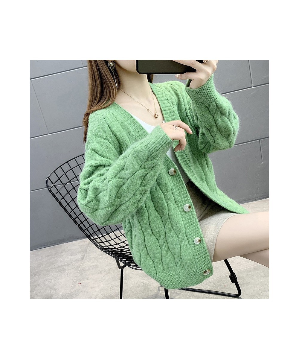 Women's Knitted Cardigan Sweater Loose Fashion New Autumn And Winter Western Style Casual Jacket Coat Women $42.42 - Sweaters