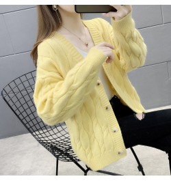 Women's Knitted Cardigan Sweater Loose Fashion New Autumn And Winter Western Style Casual Jacket Coat Women $42.42 - Sweaters