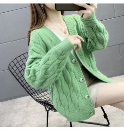 Women's Knitted Cardigan Sweater Loose Fashion New Autumn And Winter Western Style Casual Jacket Coat Women $42.42 - Sweaters