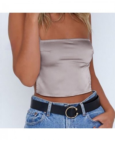 Womens Sexy Casual Holiday Suspenders Backless Solid Color Bellyband Vest Suspenders $61.60 - Underwear