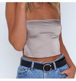 Womens Sexy Casual Holiday Suspenders Backless Solid Color Bellyband Vest Suspenders $61.60 - Underwear