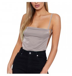 Womens Sexy Casual Holiday Suspenders Backless Solid Color Bellyband Vest Suspenders $61.60 - Underwear