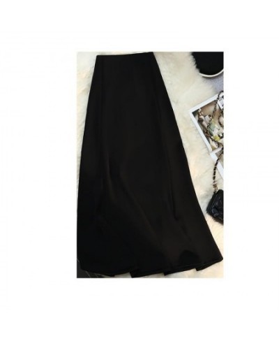 Skirt Women High Waist Midi Skirt Summer Elegant Women's Long Skirts Office Skirts Female Clothes Woman Fashion 2023 $40.86 -...