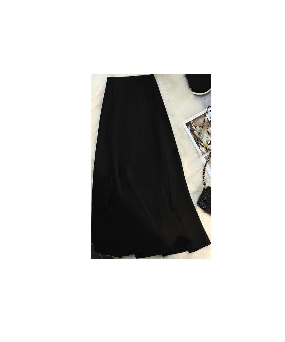 Skirt Women High Waist Midi Skirt Summer Elegant Women's Long Skirts Office Skirts Female Clothes Woman Fashion 2023 $40.86 -...