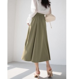 Skirt Women High Waist Midi Skirt Summer Elegant Women's Long Skirts Office Skirts Female Clothes Woman Fashion 2023 $40.86 -...