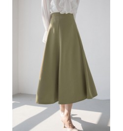 Skirt Women High Waist Midi Skirt Summer Elegant Women's Long Skirts Office Skirts Female Clothes Woman Fashion 2023 $40.86 -...