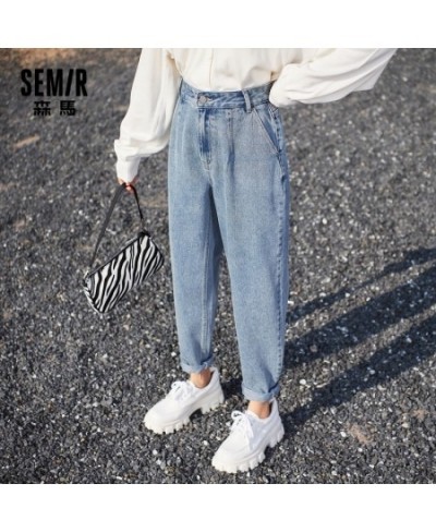 Jeans Women Spring New Loose Tapered Pants Thin Retro Hong Kong Style High Waist Pants Trendy Ins $44.77 - Jeans