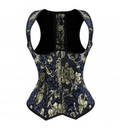 Sexy Gothic Body Shaper Underbust Corset Embroidery Vintage Jacquard Waist Cincher Corsets Straps Vest Bustier Lingerie Top $...