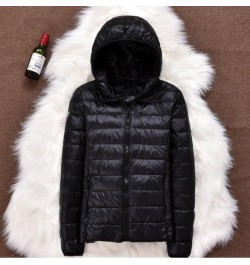 Woman Autumn winter Hooded Jacket high quality White Duck Down Coat Female Overcoat Ultra Light Solid Jackets Portable Parkas...