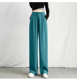 2023 Spring Summer Wide Leg Pants Women Casual High Waist Korean Fashion Office Ladies Elegant Black Straight Suit Trousers $...