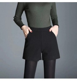 Women Pants Harem Pants Women's Woolen Pants Loose High Waist Ankle-Tied Trousers Pantalones De Mujer $31.59 - Bottoms