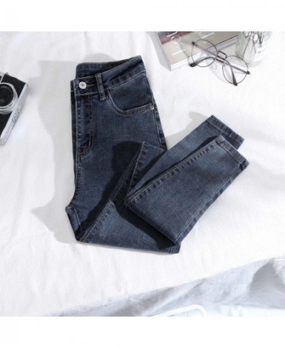 Woman Jeans Pants Light-Colored Jeans Women's Ankle-Length Pencil Pants Pantalones Vaqueros Mujer $38.49 - Jeans