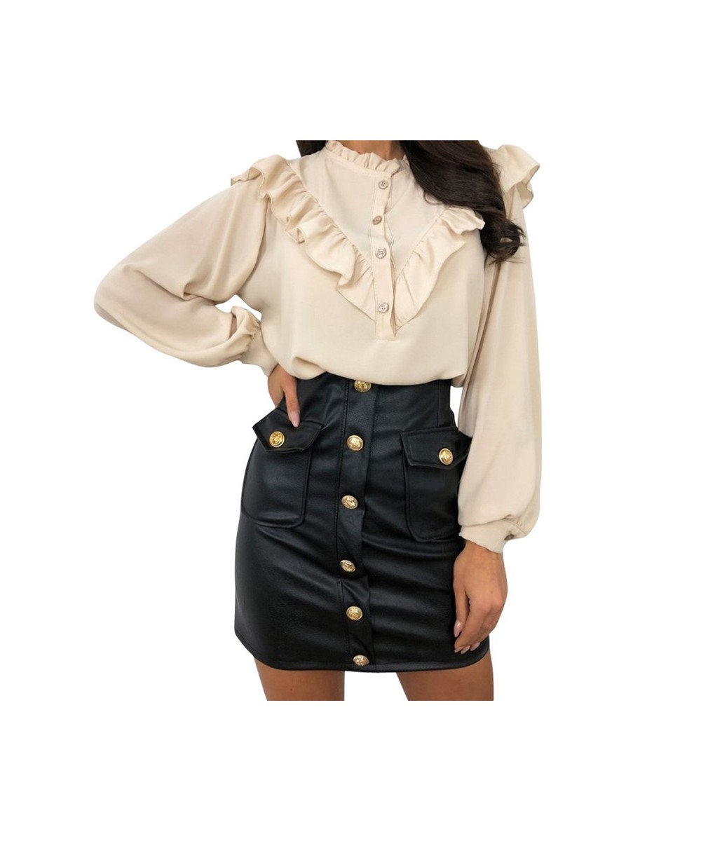 Fashion Sexy High waist Bandage PU leather Women Skirts Zipper Pencil Mini skirt Party Club Ladies Black skirt Streetwear $30...