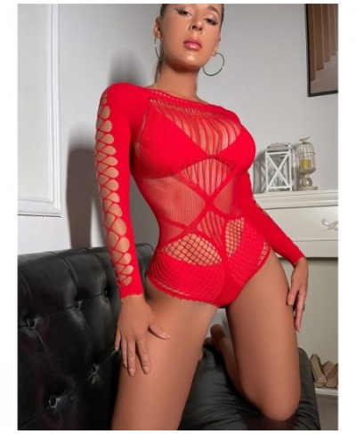 Slips sexy underwear women hot intimate erotic dresses sex teddy porno latex mesh net nightgown sleepwear color black red $15...