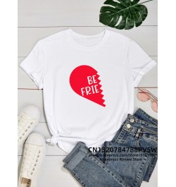 Pinky Swear Heart Best Friend Women Cotton T-Shirts Girl Cute Bestie Graphic Designed Tops Tees BFF Matching Sisters Clothes ...