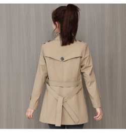 Trench Coat Women Autumn 2022 Double Breasted Slim Casual Windbreaker Overcoat Female Clothing Lining With Belt Long Sleeved ...