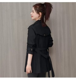 Trench Coat Women Autumn 2022 Double Breasted Slim Casual Windbreaker Overcoat Female Clothing Lining With Belt Long Sleeved ...