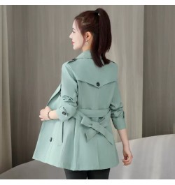 Trench Coat Women Autumn 2022 Double Breasted Slim Casual Windbreaker Overcoat Female Clothing Lining With Belt Long Sleeved ...