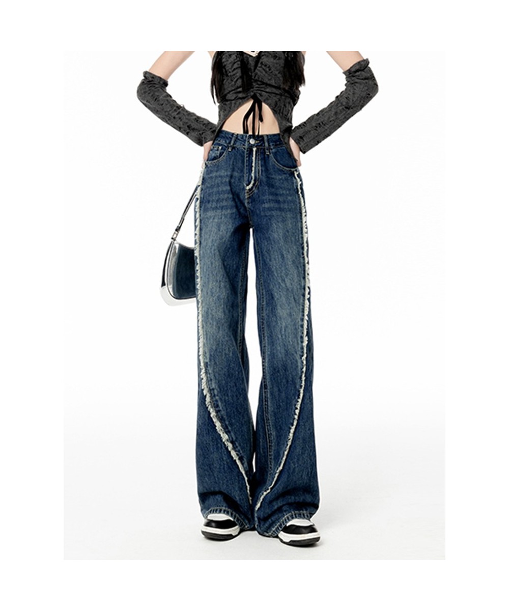 Baggy Jeans Women 2023 High Waisted Denim Pants Full Length Korean Streetwear Office Lady Casual Patchwork Designer Y2K Vinta...