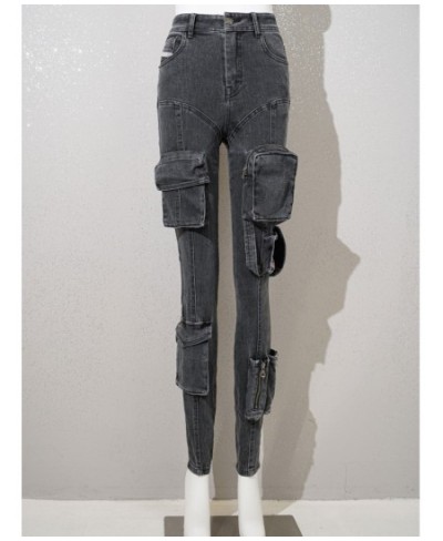 2023 Summer New Fashion Women Jeans High Elastic Slim Lower Leg Zipper Can Be Opened To Become Denim Flared Pants 17A3777H $6...