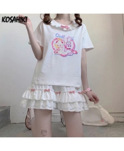 High Waist Mini White Skirts Gothic Saia Lace Bow Patchwork Pleated Women Skirts Casual College Lolita Harajuku Skirt $31.84 ...