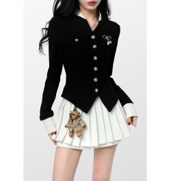 Two Piece Set Black Vintage Women Japanese Short Blazer Coat+mini Skirt Suit Female Casual Korean Fashion Sexy Kawaii Set 202...