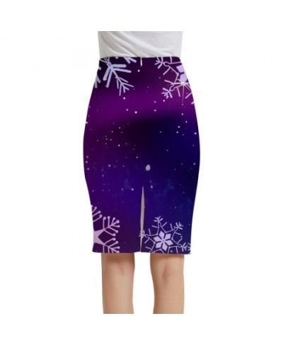 Christmas Skirts Women New Year 3d Skirt Deer Print Skirt Santa Claus Sundresses Elegant Ladies Skirts Womens Floral $24.59 -...