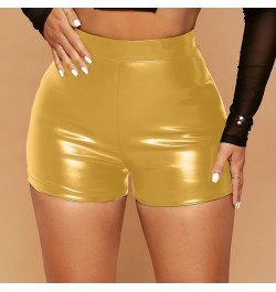 Sexy Nightclub Leather Shorts Women High Waist Bodycon Push Up Black Short Joggers Sports Fitness Womens Sexy Slim Shorts YJ ...