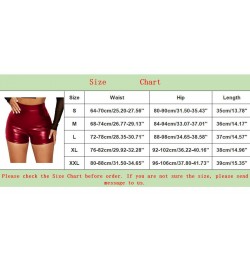 Sexy Nightclub Leather Shorts Women High Waist Bodycon Push Up Black Short Joggers Sports Fitness Womens Sexy Slim Shorts YJ ...