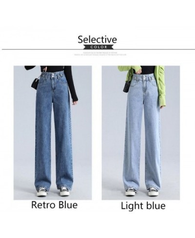 Women's wide leg pants with high waisted Plush jeans Denim Female Winter Jeans Pants Jean Ladies Trousers Casual $52.26 - Jeans