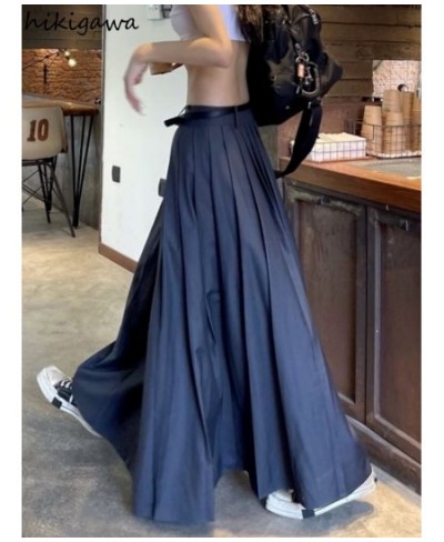 Fashion Skirts for Women Streetwear Harajuku Casual Jupe High Waist Loose Pleated Skirt Y2k Clothing 2023 Faldas Mujer De Mod...