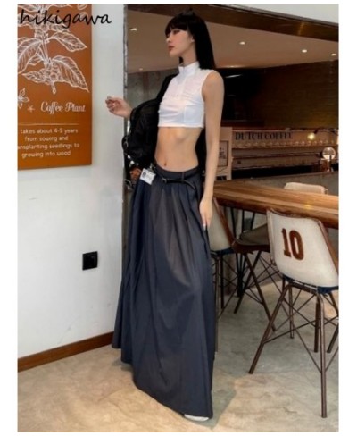 Fashion Skirts for Women Streetwear Harajuku Casual Jupe High Waist Loose Pleated Skirt Y2k Clothing 2023 Faldas Mujer De Mod...