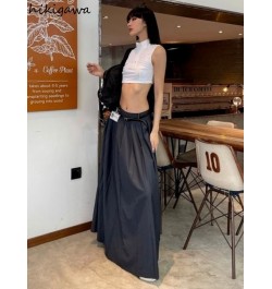 Fashion Skirts for Women Streetwear Harajuku Casual Jupe High Waist Loose Pleated Skirt Y2k Clothing 2023 Faldas Mujer De Mod...