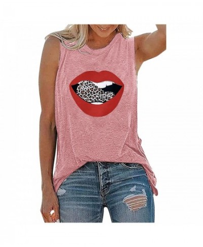 Women Tank TopO-Neck Printed PartyBasic Shirt Blouses $53.51 - Underwear