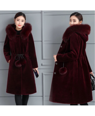 Jacket Women Faux Fur Coat Autumn And Winter Imitation Fur Hooded Coat For Women Veste Femme $80.40 - Jackets & Coats