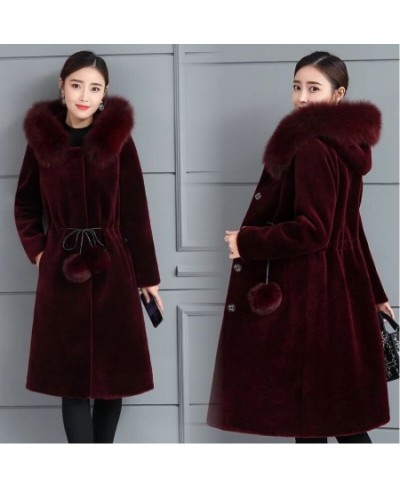 Jacket Women Faux Fur Coat Autumn And Winter Imitation Fur Hooded Coat For Women Veste Femme $80.40 - Jackets & Coats