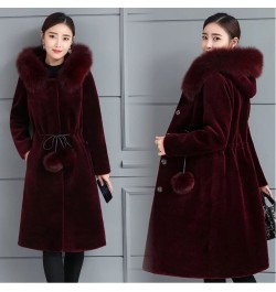 Jacket Women Faux Fur Coat Autumn And Winter Imitation Fur Hooded Coat For Women Veste Femme $80.40 - Jackets & Coats