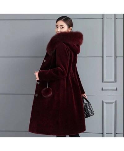 Jacket Women Faux Fur Coat Autumn And Winter Imitation Fur Hooded Coat For Women Veste Femme $80.40 - Jackets & Coats