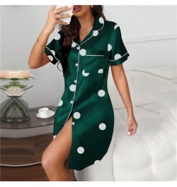 Womens Silk Satin Pajamas Set Women Shirt Skirt Sleepwear Pijama Women's Loungewear Pajamas Suit Female Sleepwear Nightgown $...