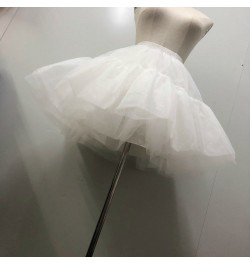 New Short Tulle Petticoat Dress Girls Skirt Petticoat Tutu Lolita Faldas Cupcake Dress White Japanese Skirts $33.34 - Skirts