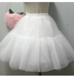 New Short Tulle Petticoat Dress Girls Skirt Petticoat Tutu Lolita Faldas Cupcake Dress White Japanese Skirts $33.34 - Skirts