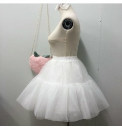 New Short Tulle Petticoat Dress Girls Skirt Petticoat Tutu Lolita Faldas Cupcake Dress White Japanese Skirts $33.34 - Skirts