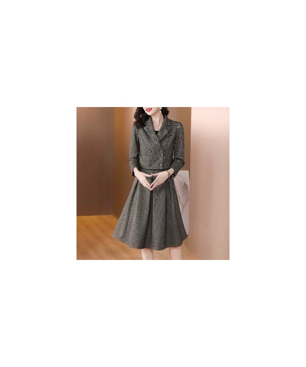 Suit Coat Skirt Two-Piece Women's Autumn And Winter Clothes High-End Fashion Temperament Professional Blazer Skirt Set T1059 ...