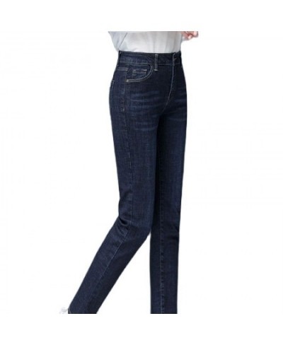 Fashion Jeans Women's 2022 Spring And Autumn New High-waisted Straight-leg Pants Summer Women's Slim Casual Pencil Pants Tren...