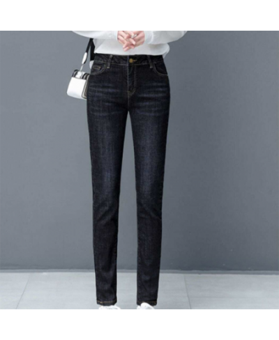 Fashion Jeans Women's 2022 Spring And Autumn New High-waisted Straight-leg Pants Summer Women's Slim Casual Pencil Pants Tren...