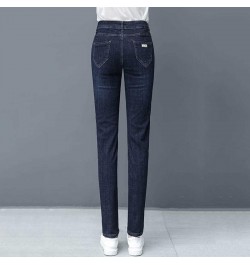 Fashion Jeans Women's 2022 Spring And Autumn New High-waisted Straight-leg Pants Summer Women's Slim Casual Pencil Pants Tren...