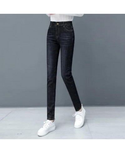 Fashion Jeans Women's 2022 Spring And Autumn New High-waisted Straight-leg Pants Summer Women's Slim Casual Pencil Pants Tren...