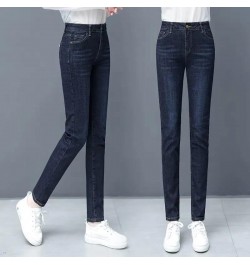 Fashion Jeans Women's 2022 Spring And Autumn New High-waisted Straight-leg Pants Summer Women's Slim Casual Pencil Pants Tren...