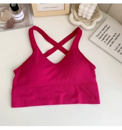 Breathable Sports Bra Anti-sweat Fitness Top Seamless Yoga Bra Shockproof Crop Top Women Push Up Sport Bra Gym Workout Top $1...